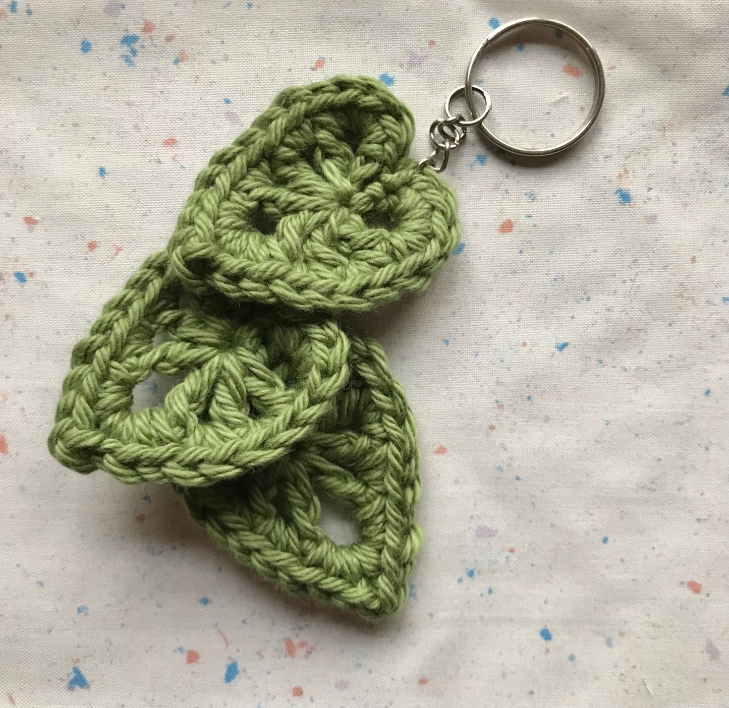 Monstera Key Chain