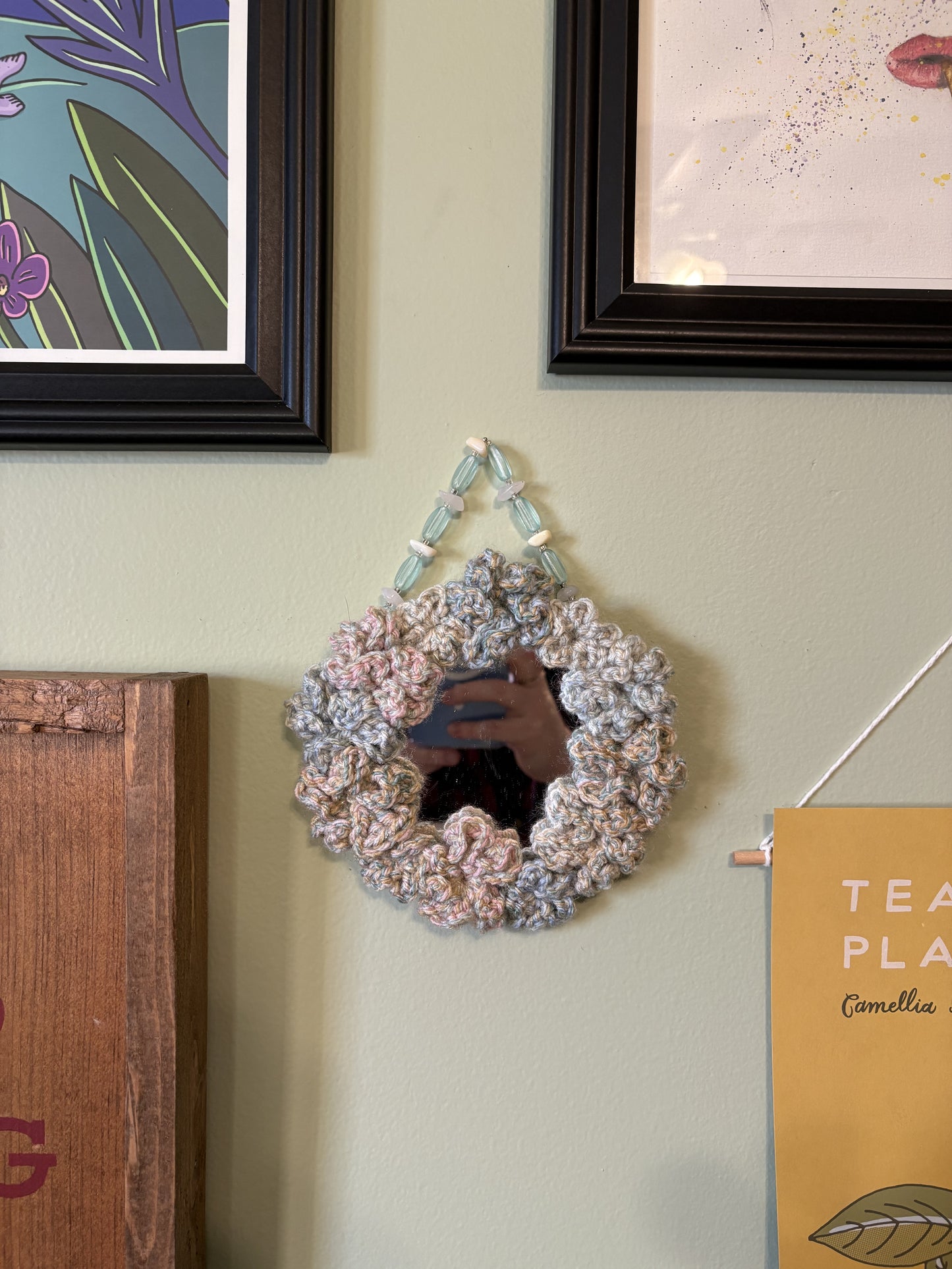 Floral Pastel Mirror