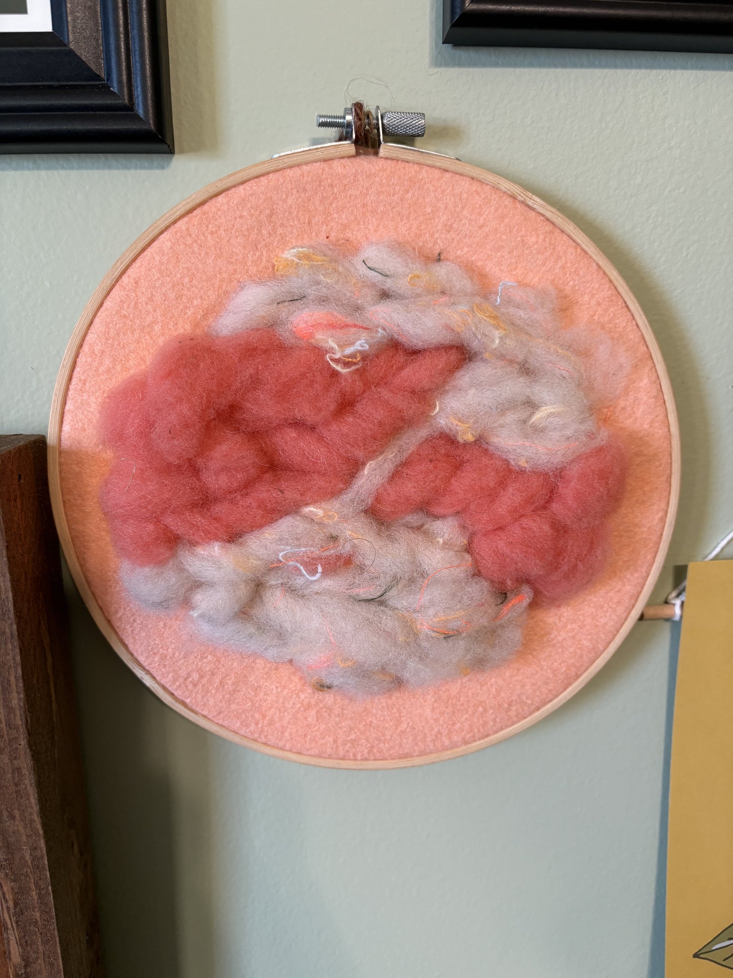 Peach Cloud Hoop