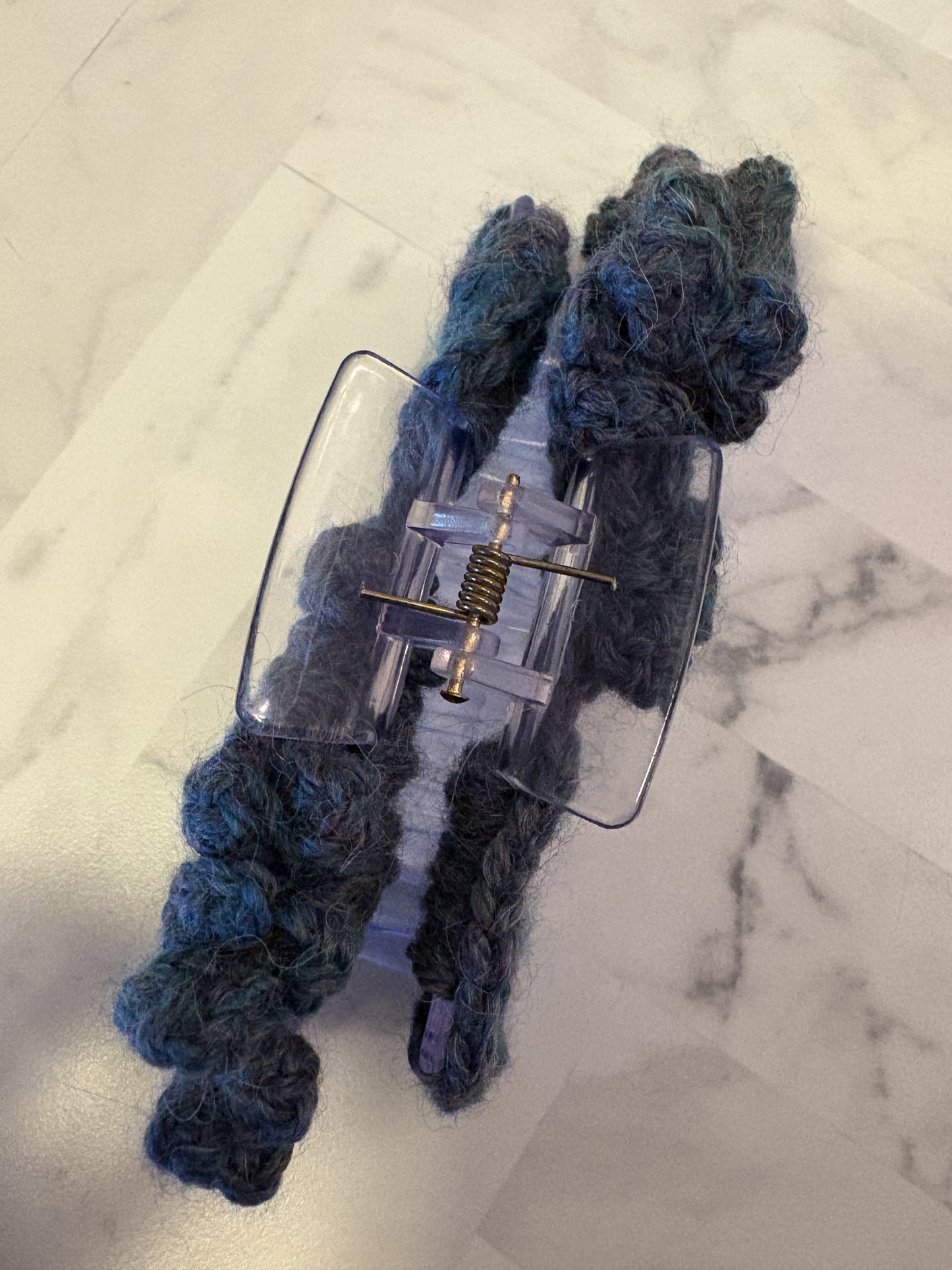 4" Floral Claw Clip