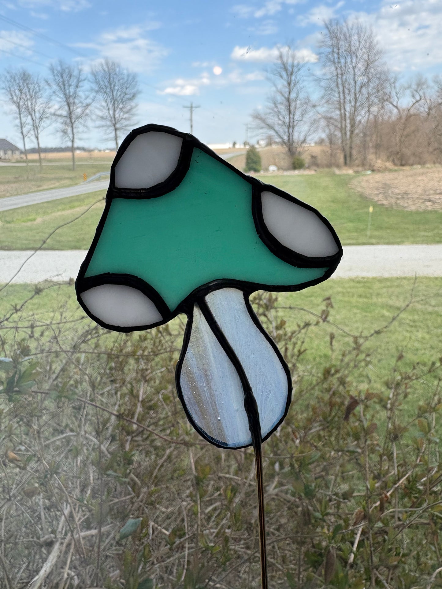 Mushroom Plant Stake