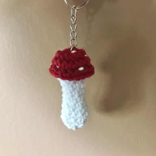 Mushroom Keychain