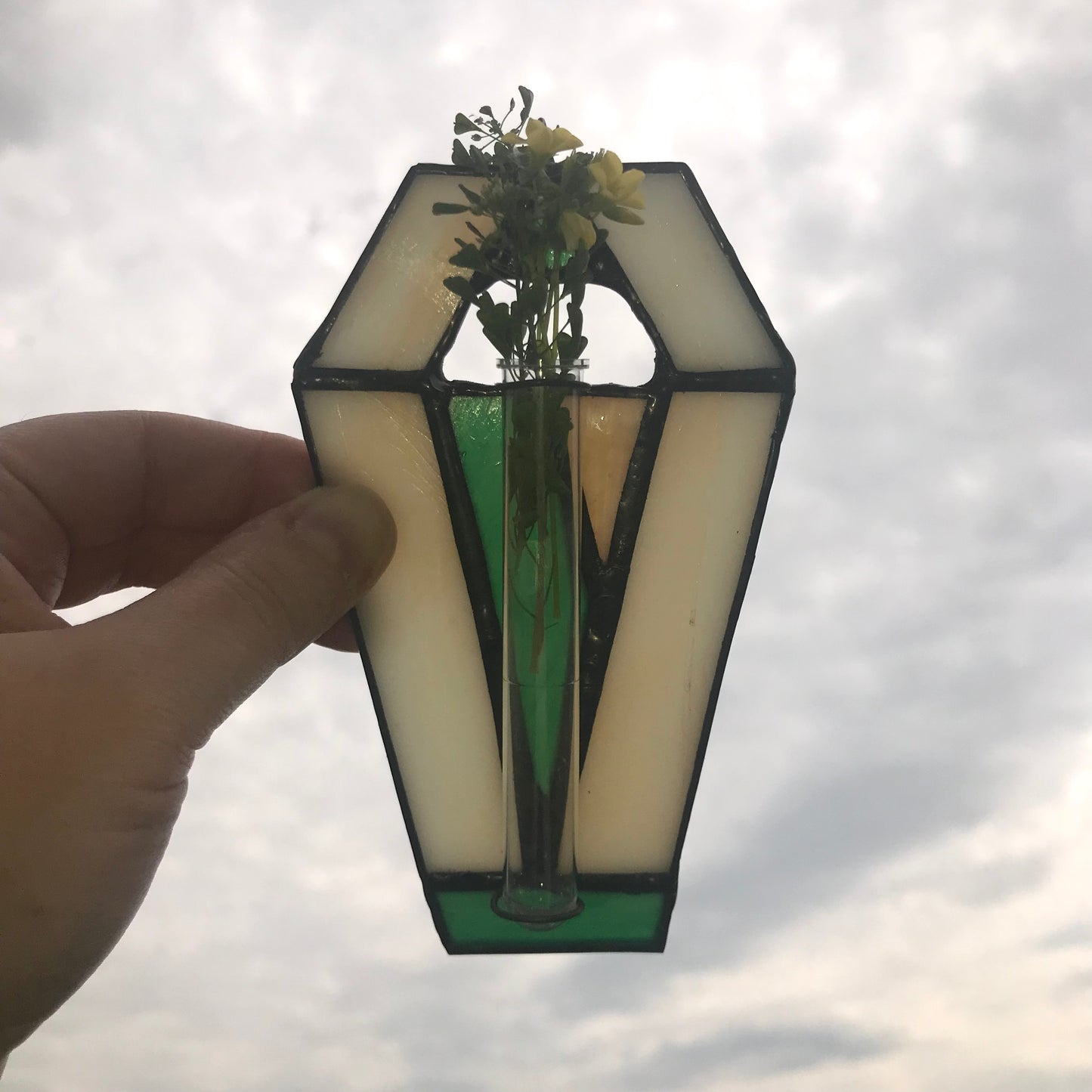 Coffin Stained Glass Propagation Station #001