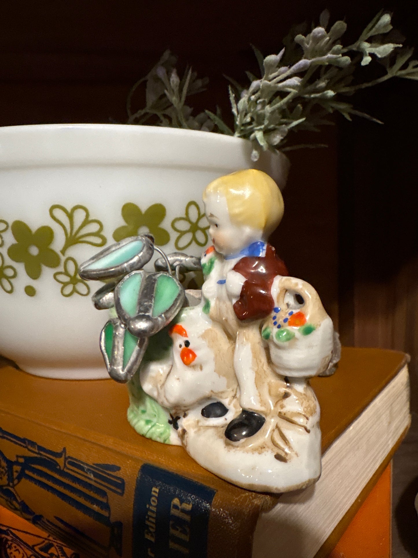 Boy Pincushion Glass Plant