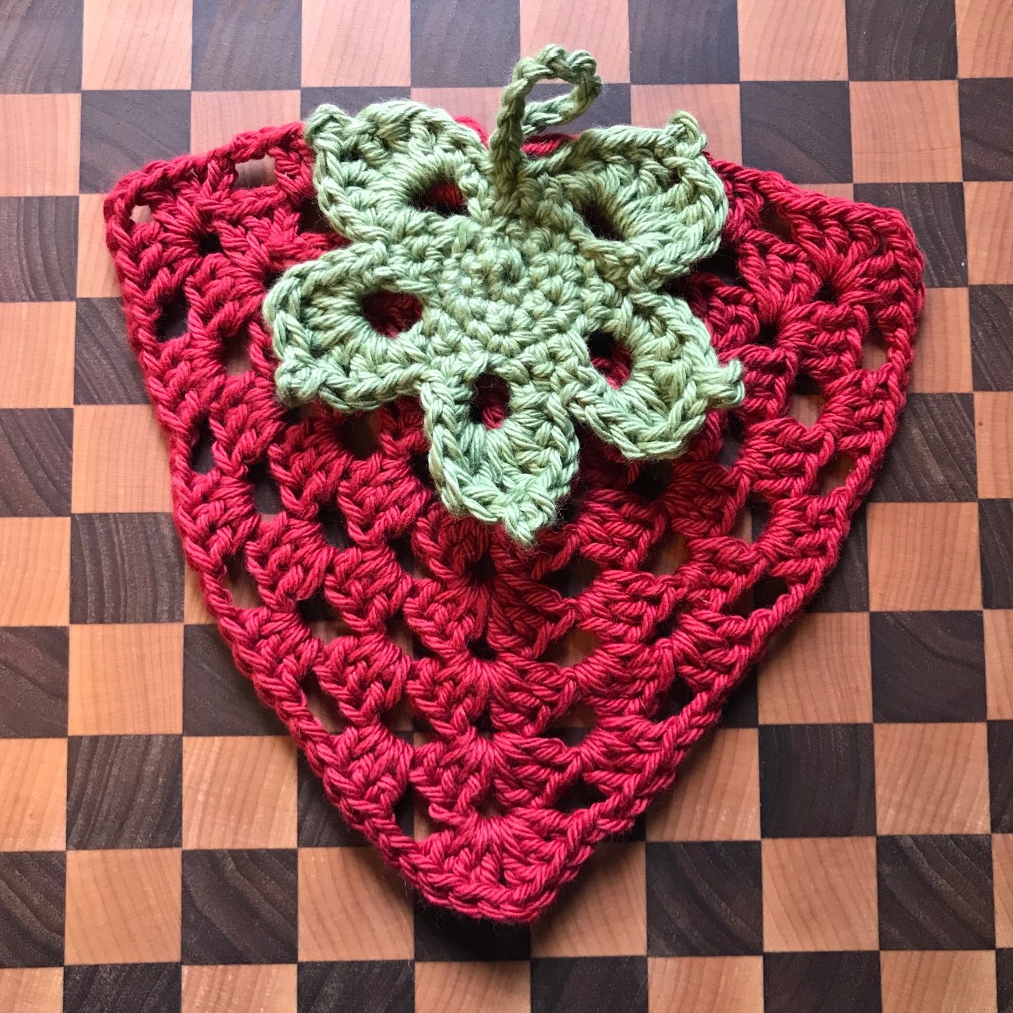 Strawberry Dishcloth