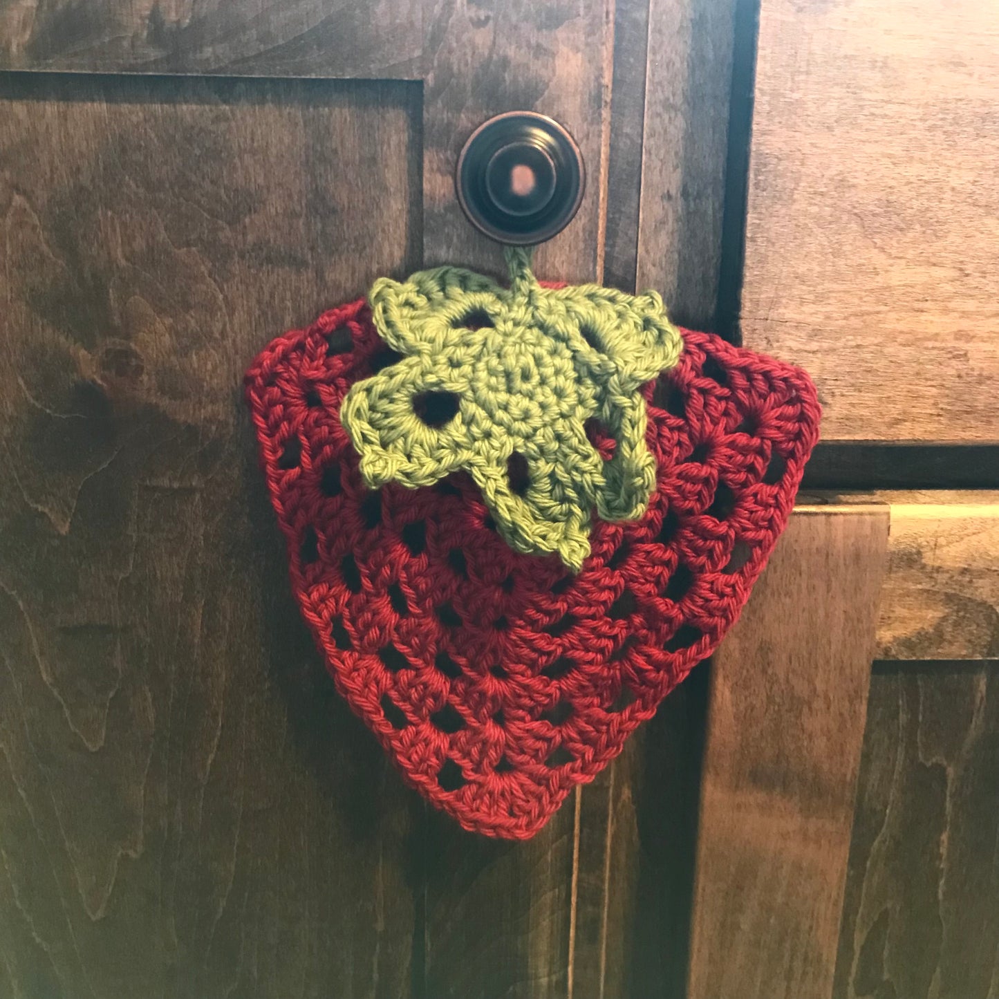 Strawberry Dishcloth