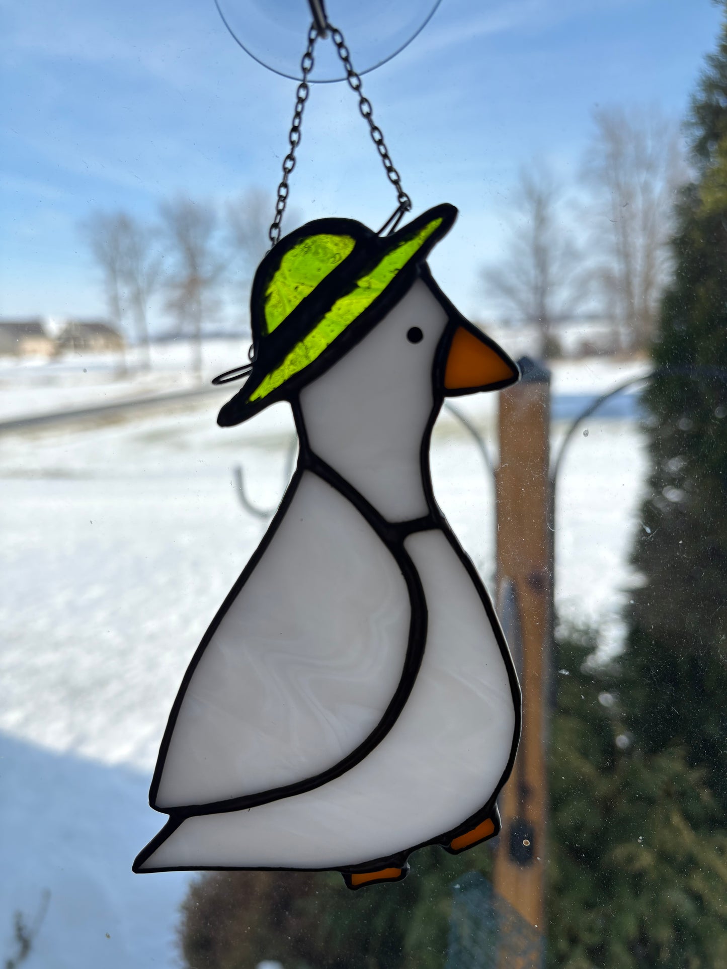 Window Goose - Green