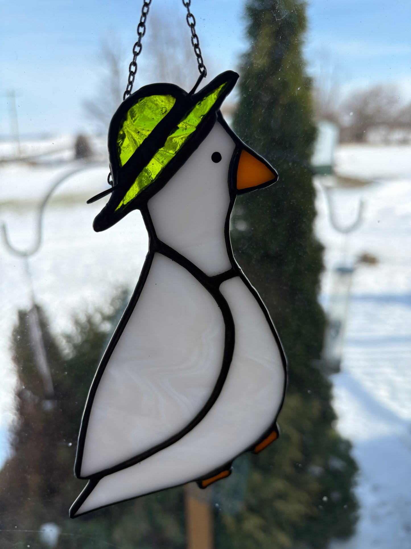 Window Goose - Green